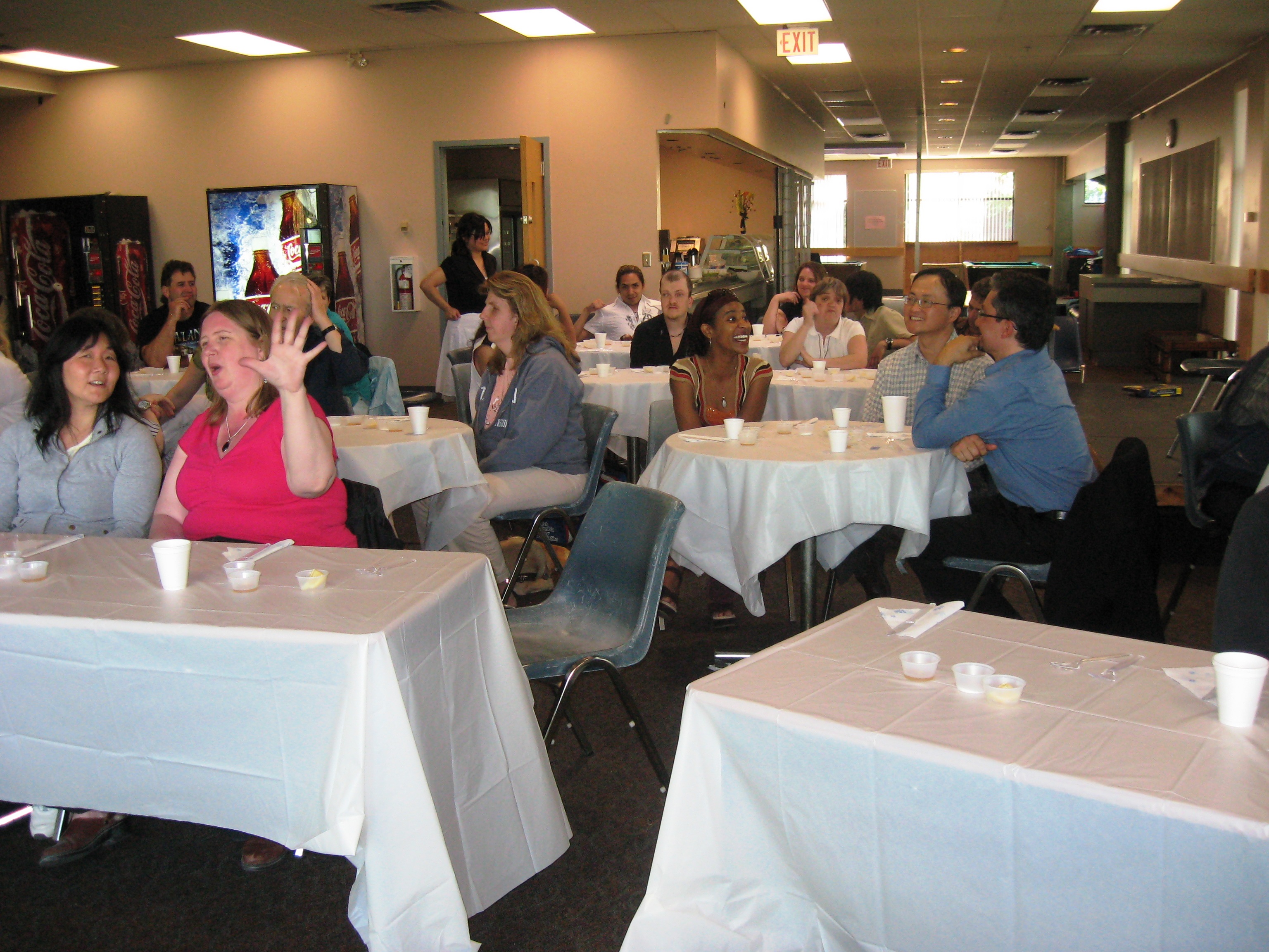 Guests seated for the workshop